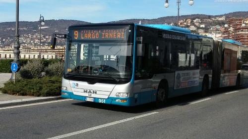 Un autobus a Trieste